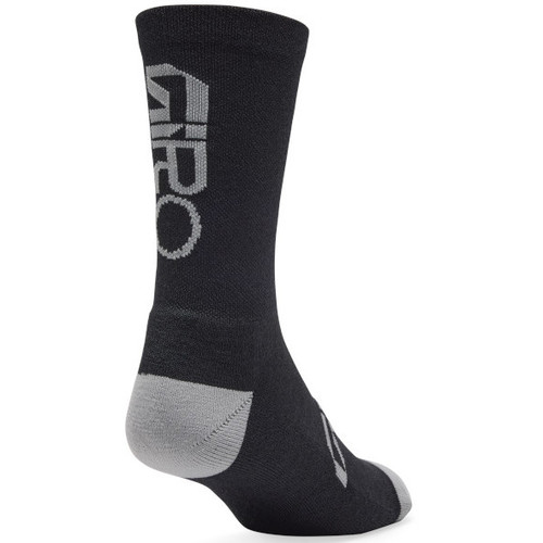 Giro Winter Merino Wool Socks Black Grey
