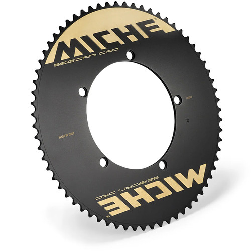 Miche Pista Sei Giorni Oro Chain Ring 1/8" 144 Gold/Black
