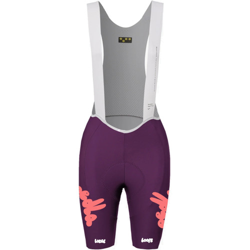 Pedla LOCAL LOOPS Women's SuperFIT 2.0 Bib Short Aubergine Pedla LOCAL LOOPS Women's SuperFIT 2.0 Bib Short Aubergine