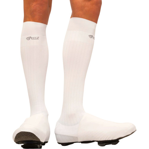 SpatzWear Windsock 2 Long Aero Shoe Covers White SpatzWear Windsock 2 Long Aero Shoe Covers White