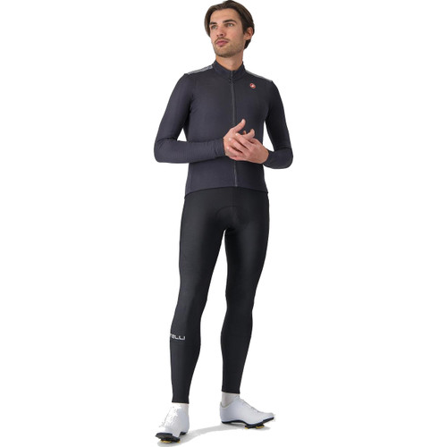 Castelli Puro 4 LS Thermal Jersey Dark Gray