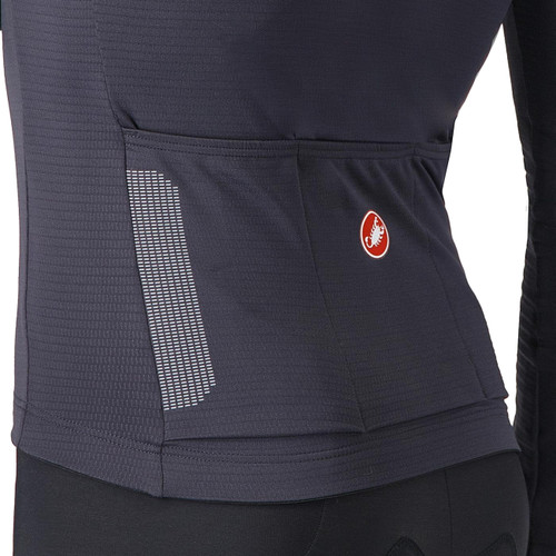 Castelli Puro 4 LS Thermal Jersey Dark Gray
