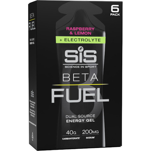SIS Gel Beta Fuel + Electrolytes 6 x 60ml Rasberry & Lemon