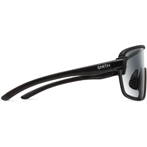 Smith Bobcat Sunglasses Matte Black W/ ChromaPop Photochromic Clear To Grey Lens