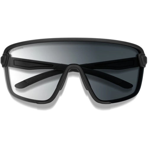 Smith Bobcat Sunglasses Matte Black W/ ChromaPop Photochromic Clear To Grey Lens