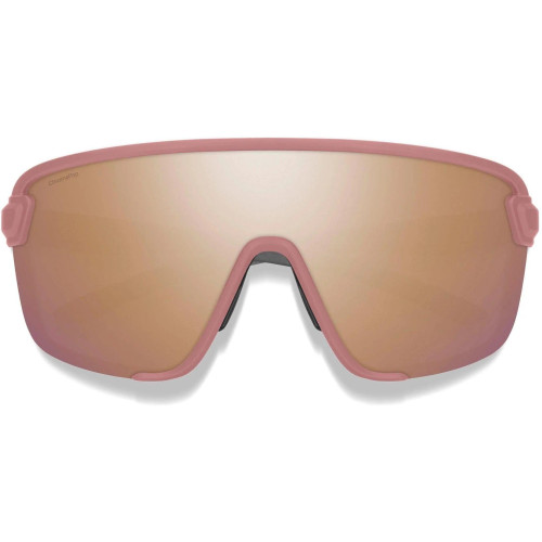 Smith Bobcat Sunglasses Matte Chalk Rose W/ ChromaPop Rose Gold Mirror Lens