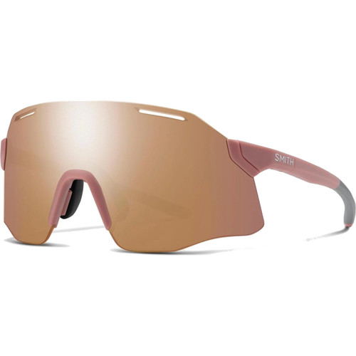 Smith Defy Sunglasses Matte Chalk Rose W/ ChromaPop Rose Gold Mirror Lens