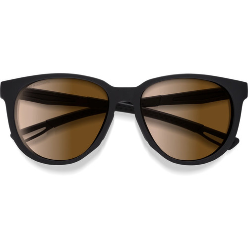 Smith Seeker Sunglasses Matte Black W/ ChromaPop Photochromic Brown Lens