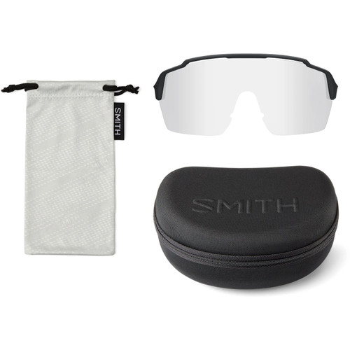 Smith Shift Split Mag Sunglasses Black W/ ChromaPop Photochromic Clear To Grey Lens