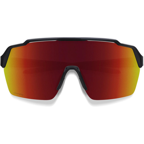 Smith Shift Split Mag Sunglasses Black W/ ChromaPop Red Mirror Lens