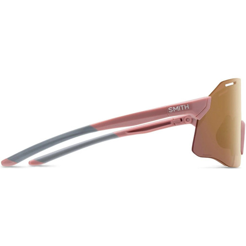 Smith Vert Sunglasses Matte Chalk Rose W/ ChromaPop Rose Gold Mirror Lens