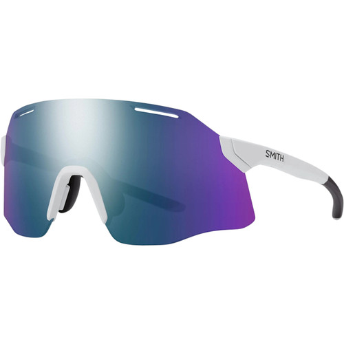 Smith Vert Sunglasses White W  ChromaPop Violet Mirror Lens