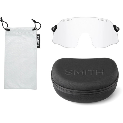 Smith Vert Sunglasses White W/ ChromaPop Violet Mirror Lens