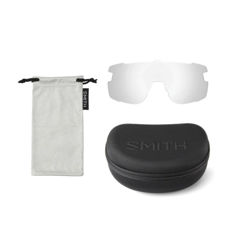 Smith Wildcat Sunglasses White W/ ChromaPop Violet Mirror Lens