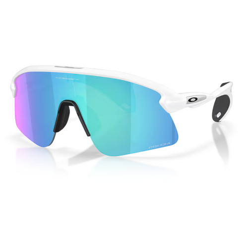 Oakley Stunt Devil Matte White W/ Prizm Sapphire Lens Oakley Stunt Devil Matte White W/ Prizm Sapphire Lens