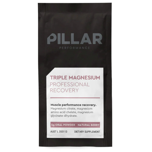 PILLAR Performance Triple Magnesium Recover Powder Berry Sachet 5g PILLAR Performance Triple Magnesium Recover Powder Berry Sachet 5g