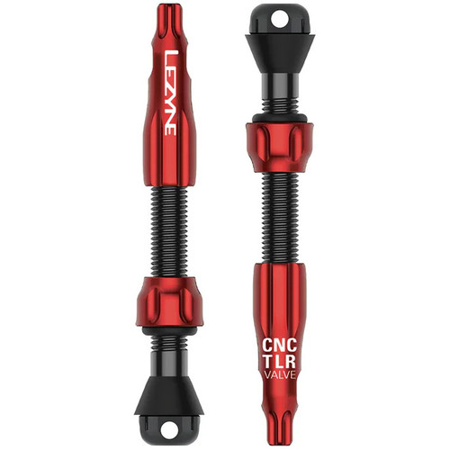 Lezyne CNC Tubeless Valve Pro Red Lezyne CNC Tubeless Valve Pro Red