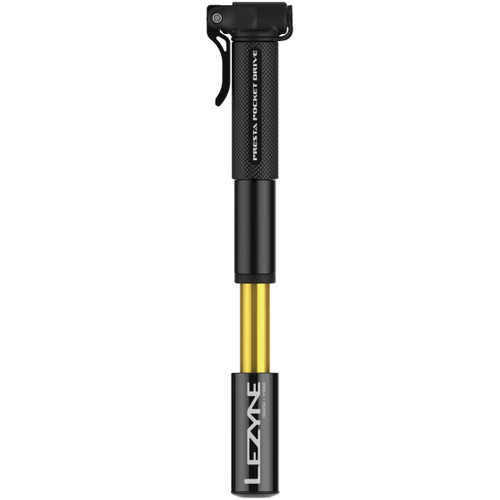 Lezyne Presta Pocket Drive Mini Pump Black/Gold