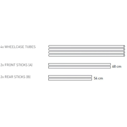 Evoc Bike Bag Stabilizer Set White
