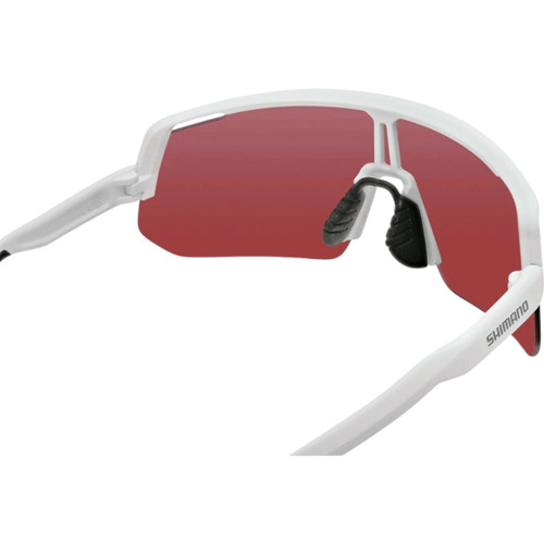 Shimano Technium L Sunglasses Matte White/Ridescape Road Clear