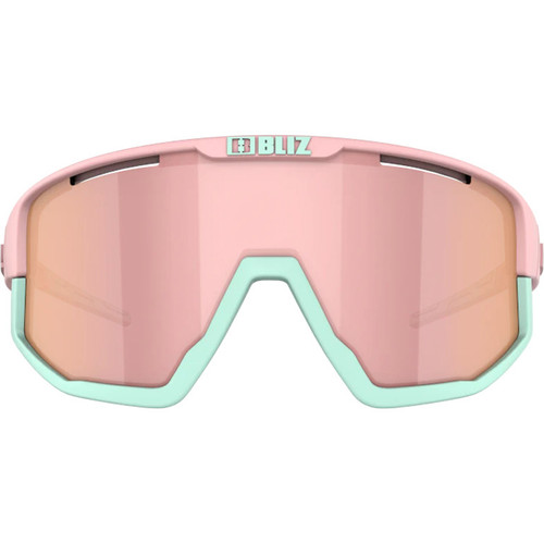 Bliz Fusion Pastel Sunglasses Pink/Brown w Rose Multi Lens