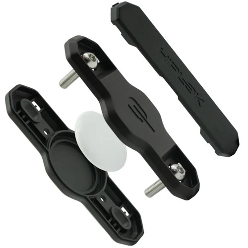 Hiplok Track Airtag Holder With Z-Lok Bracket Black