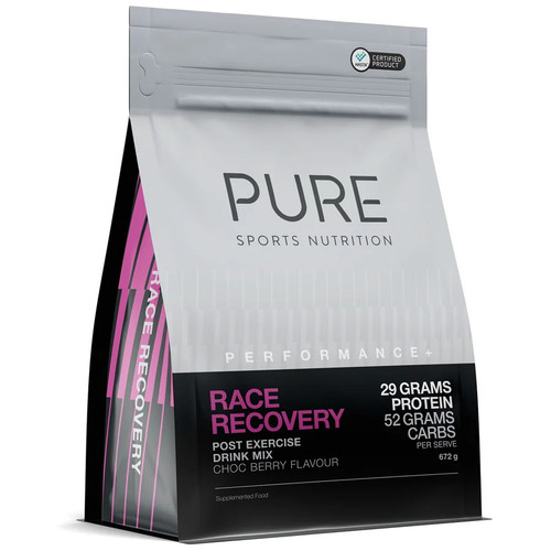 Pure Performance + Race Recovery Sachets Choc Berry 672g Pure Performance + Race Recovery Sachets Choc Berry 672g