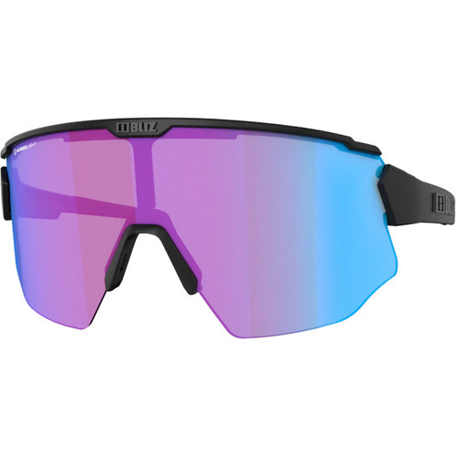 Bliz Breeze Nano Nordic Light Sunglasses Black/Begonia w Blue Lens