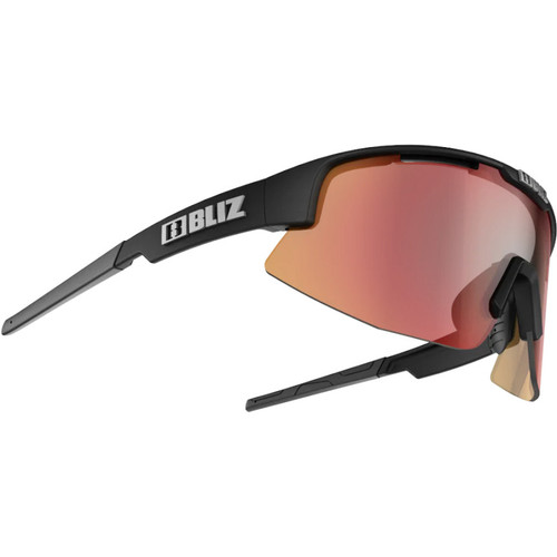 Bliz Matrix Sunglasses Black/Brown w Red Multi Lens
