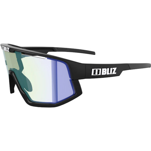 Bliz Vision Nano Photochromic Sunglasses Black/Brown w Blue Multi Lens