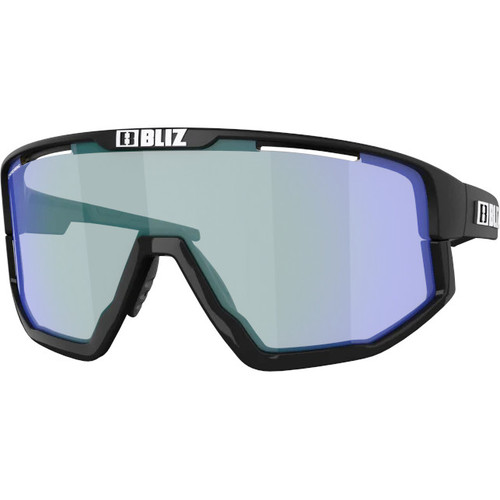 Bliz Vision Nano Photochromic Sunglasses Black/Brown w Blue Multi Lens