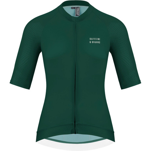 Caffeine and Cranks Pinnacle Jersey Forest