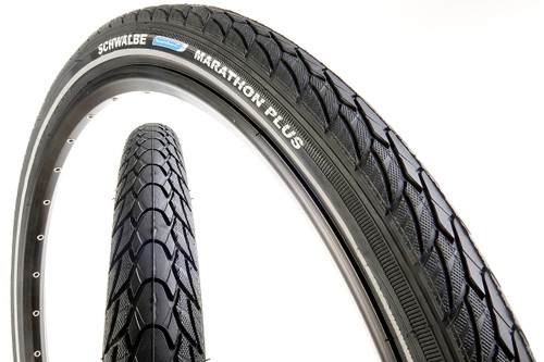 Schwalbe Marathon Plus Reflective Wire Bead 700C Tyre Schwalbe Marathon Plus Reflective Wire Bead 700C Tyre