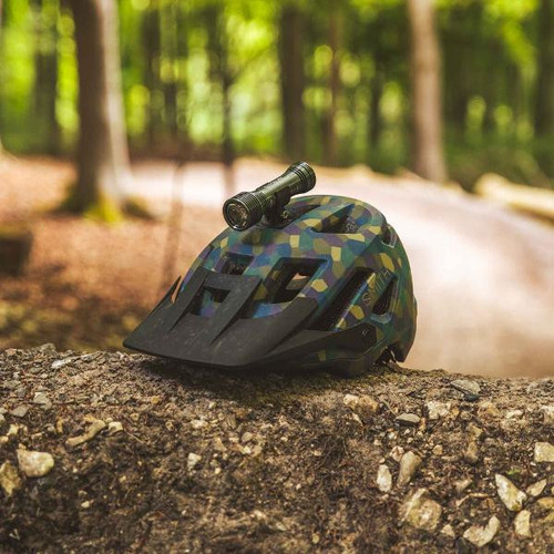 Exposure Joystick Mk18 Front Light W/ Helmet and Handlebar Mounts Gun Metal Black