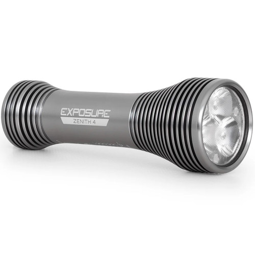 Exposure Zenith Mk4 Front Light W/ Helmet and Handlebar Mounts Gun Metal Black