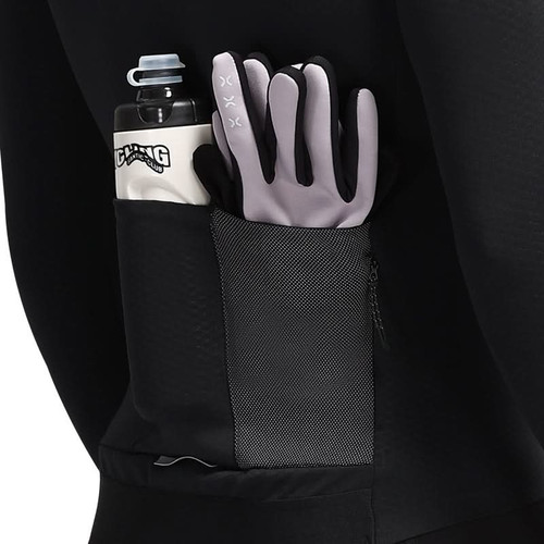 Santic Fleece Jersey Fusu Long Sleeve Black