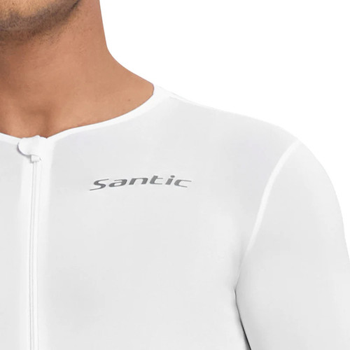 Santic Jersey Fusheng Long Sleeve White