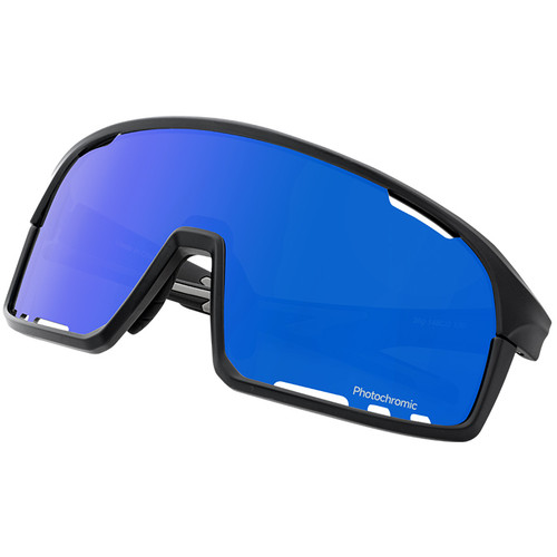 Santic Sunglasses QY Photochromic Matte Black/Blue Iridium
