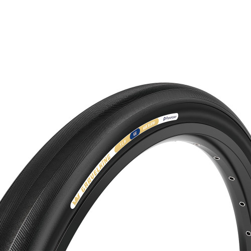 Black slick tyre