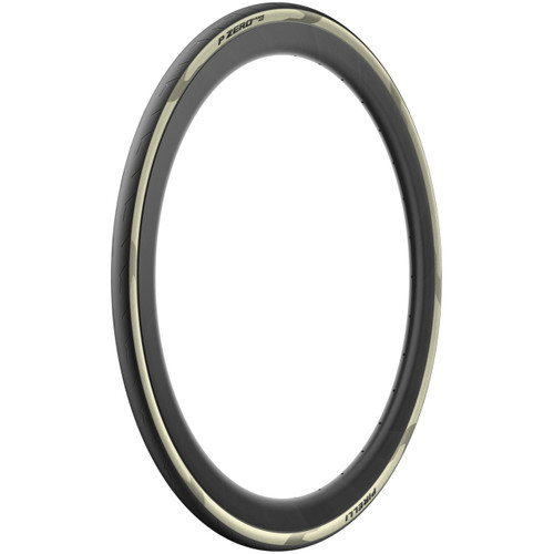 Tan Wall Pirelli Tyre with Black Logo
