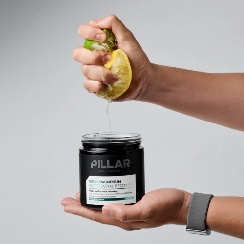 PILLAR Performance Triple Magnesium Recovery Powder Lemon Lime 400g Bulk Pack