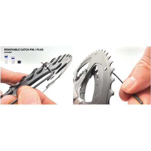 Praxis Works Sport 110BCD 2x Road Chainring Set Black