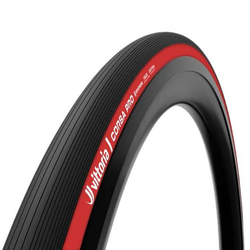 Vittoria Corsa Pro G2 Red Tubeless Folding Tyre