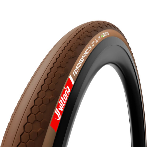 Vittoria Terreno Pro T10 Hardpack Brown Tubeless Folding Tyre