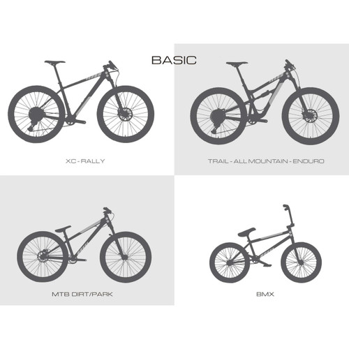 All Mountain Style Basic Frame Guard - Clear/Silver