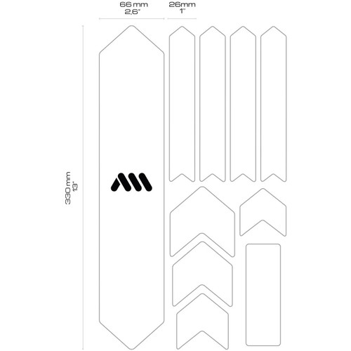 All Mountain Style Frame Guard Extra - White/Ape
