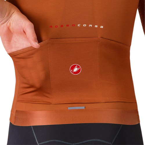 Castelli Aero Race 8S Jersey Mocha