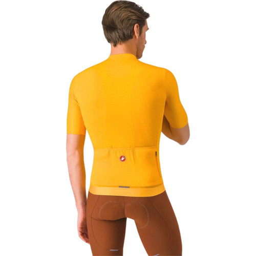 Castelli Espresso Jersey Vivid Orange/Dark Gray