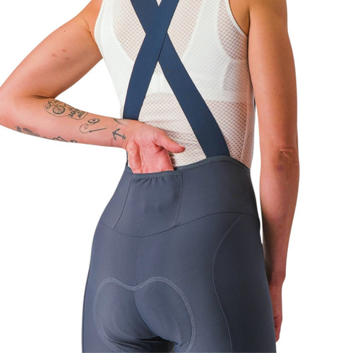 Castelli Espresso Womens DT Bibshort Twilight Blue