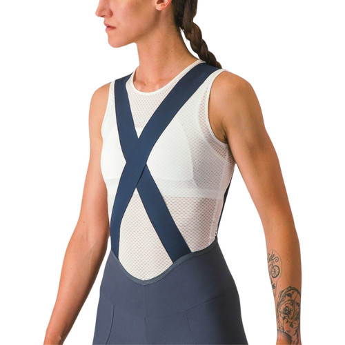 Castelli Espresso Womens DT Bibshort Twilight Blue